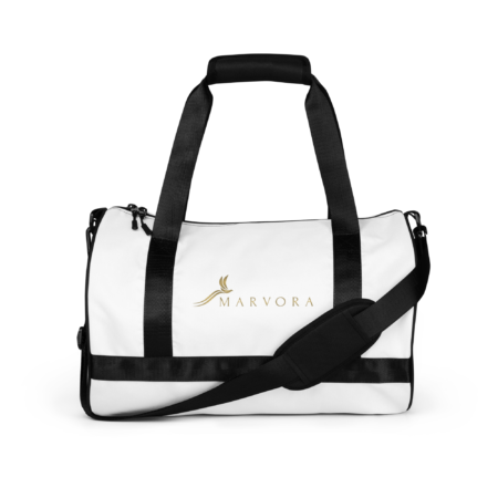 Zippy Travel Bag – White Gold
