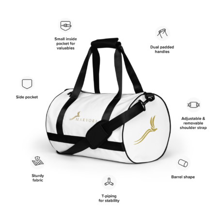 Zippy Travel Bag – White Gold - Image 3