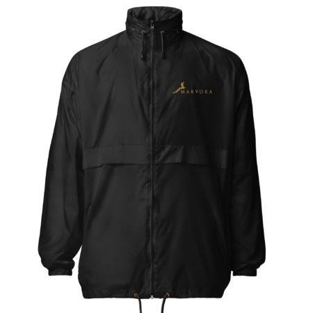 Elite Windbreaker - Black Gold Gradient - Image 5