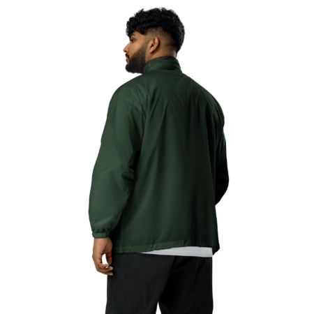 Elite Windbreaker - Forest Green White - Image 6