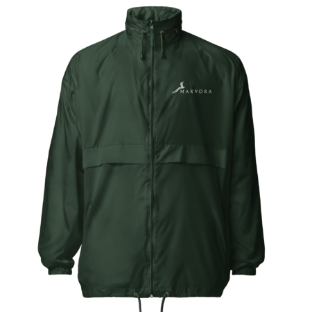 Elite Windbreaker - Forest Green White - Image 5