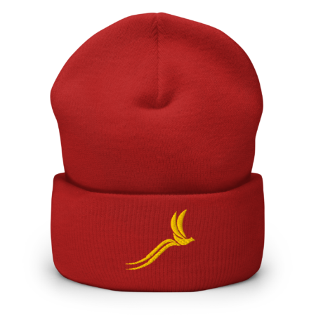 Classic Cuffed Beanie - Red Yellow