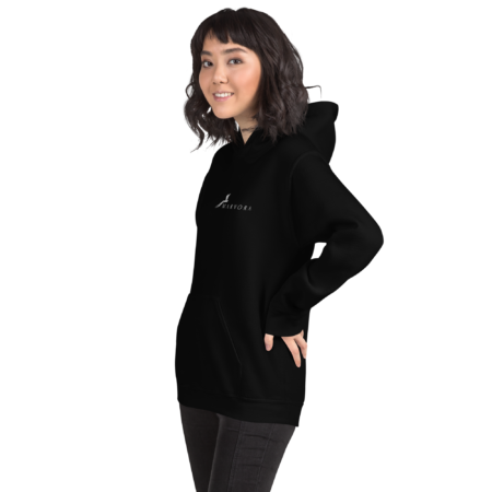 Hoodie Essential – Black White - Image 4