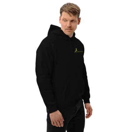 Hoodie Essential – Black Yellow - Image 4