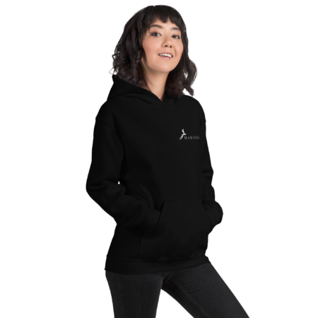 Hoodie Essential – Black White