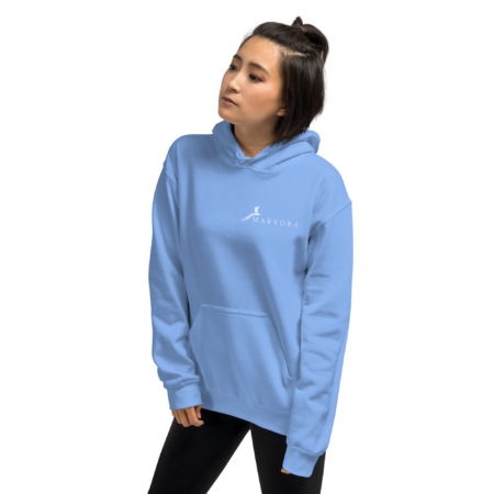 Hoodie Essential – Blue Baby White - Image 3