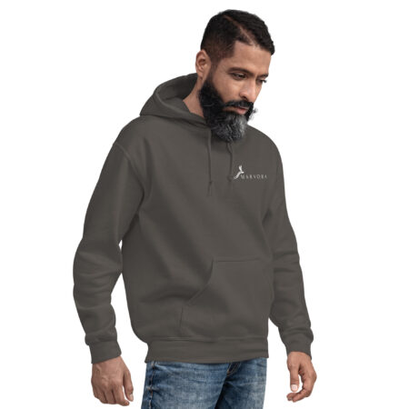 Hoodie Essential – Gray Charcoal White - Image 4
