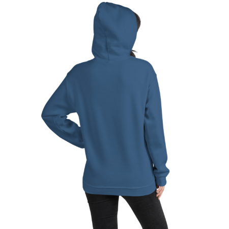 Hoodie Essential – Blue Indigo White - Image 3