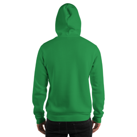 Hoodie Essential – Vivid Green White - Image 3