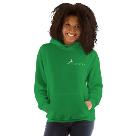 Hoodie Essential – Vivid Green White