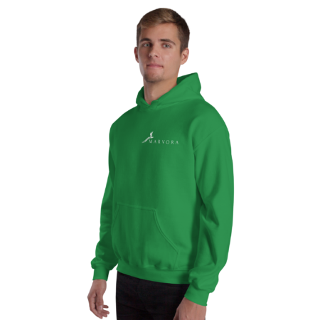 Hoodie Essential – Vivid Green White