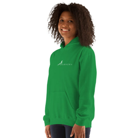 Hoodie Essential – Vivid Green White - Image 3