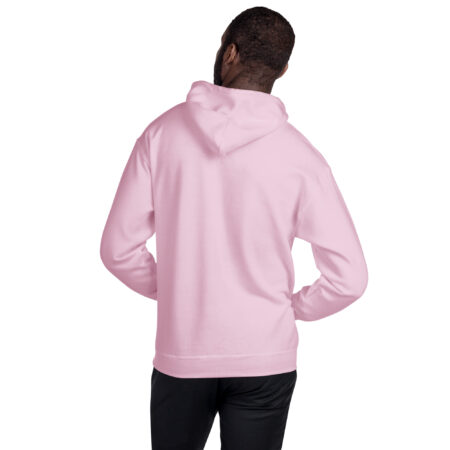 Hoodie Essential – Light Pink Black - Image 3