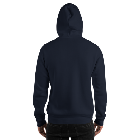 Hoodie Essential – Navy White - Image 3