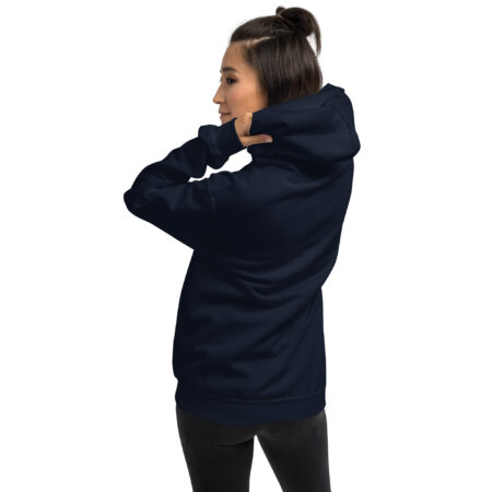 Hoodie Essential – Navy White - Image 2
