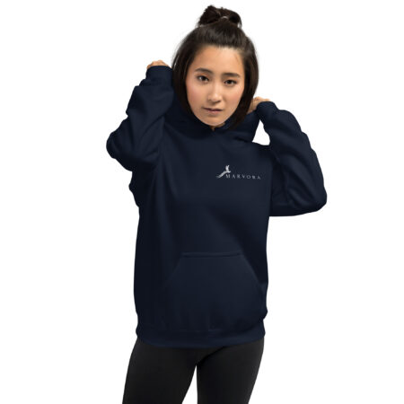 Hoodie Essential – Navy White
