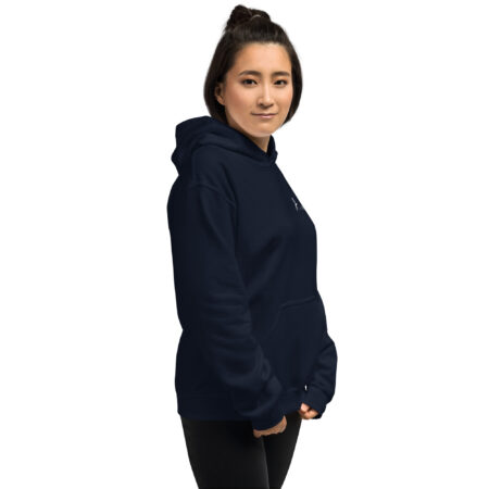 Hoodie Essential – Navy White - Image 3