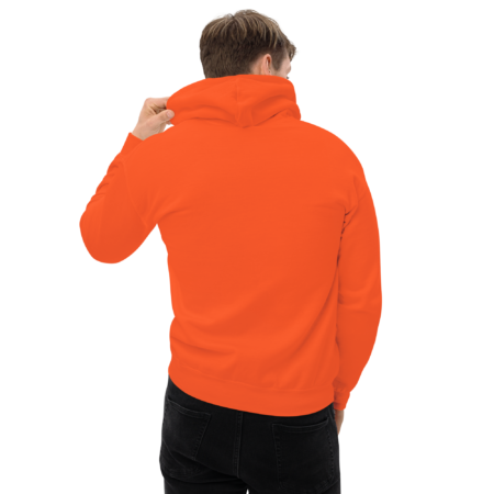 Hoodie Essential – Orange White - Image 2