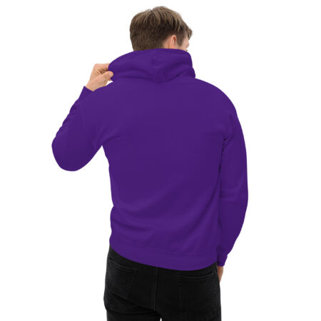 Hoodie Essential - Purple Royal White - Image 2