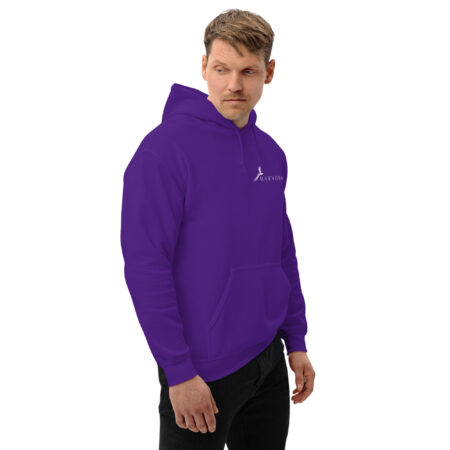 Hoodie Essential - Purple Royal White - Image 4