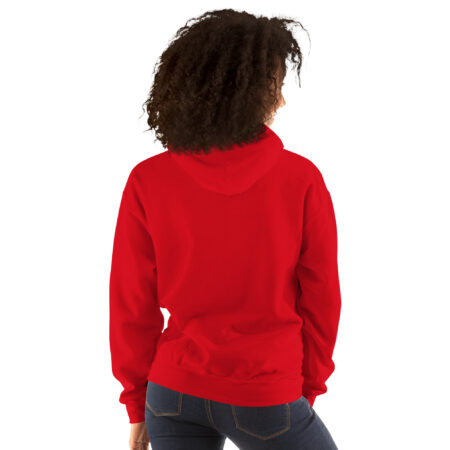 Hoodie Essential – Scarlet Red White - Image 3