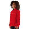 Hoodie Essential – Scarlet Red White