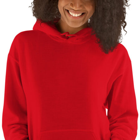 Hoodie Essential – Scarlet Red White - Image 4