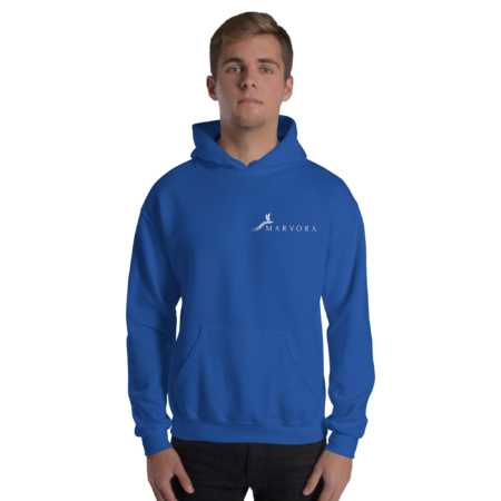 Hoodie Essential – Blue Royal White - Image 2