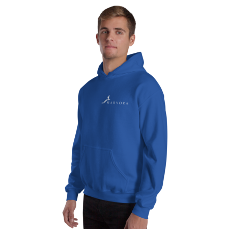 Hoodie Essential – Blue Royal White
