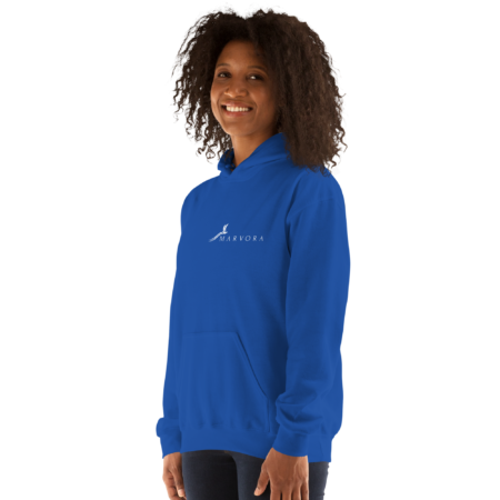 Hoodie Essential – Blue Royal White - Image 3