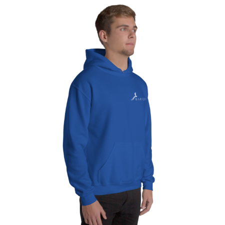 Hoodie Essential – Blue Royal White - Image 4