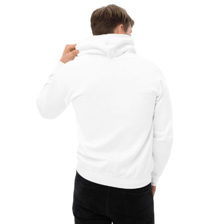 Hoodie Essential – White Black - Image 4