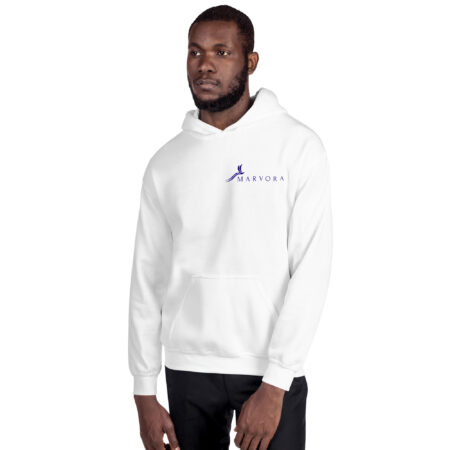 Hoodie Essential – White Blue A - Image 2