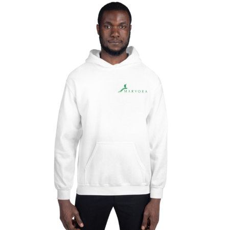 Hoodie Essential – White Green - Image 2