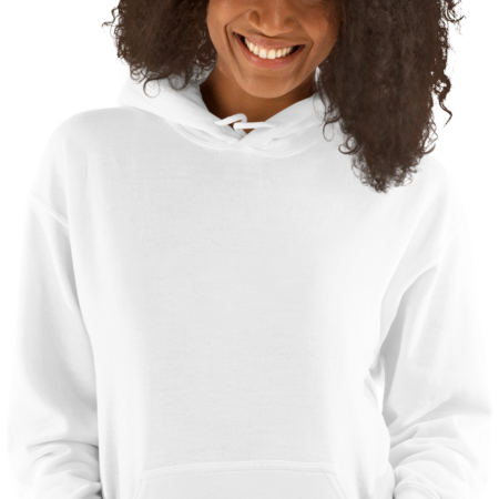 Hoodie Essential – White Pink - Image 4