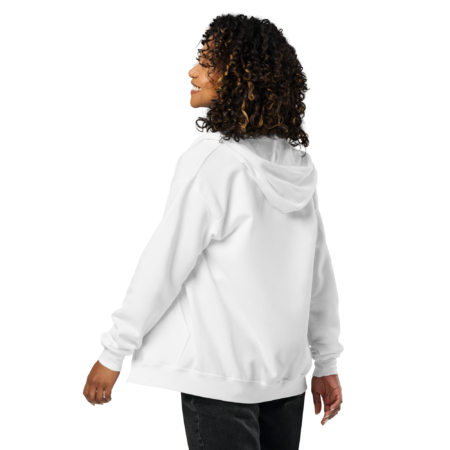 Advance Zip Hoodie – Essential White Gold Gradient - Image 2